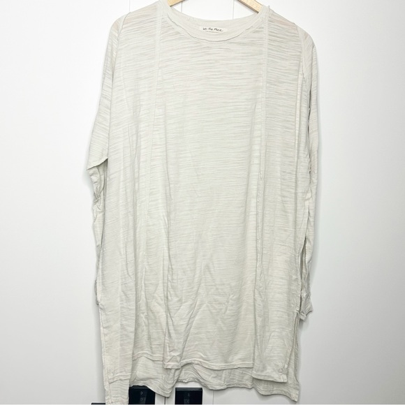 Free People | We The Free Long Beach Tunic Slub Jersey Longline Tee XS off white - Picture 4 of 12